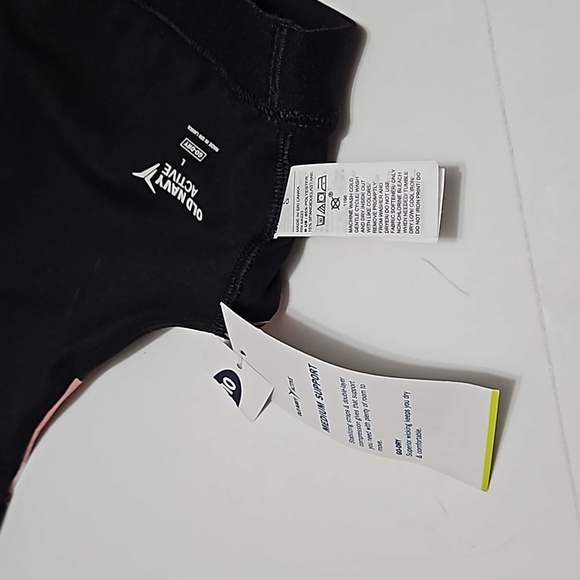 Old Navy Floral Stretch Pull Over Sports Bra Size L #W-772 - Picture 7 of 9